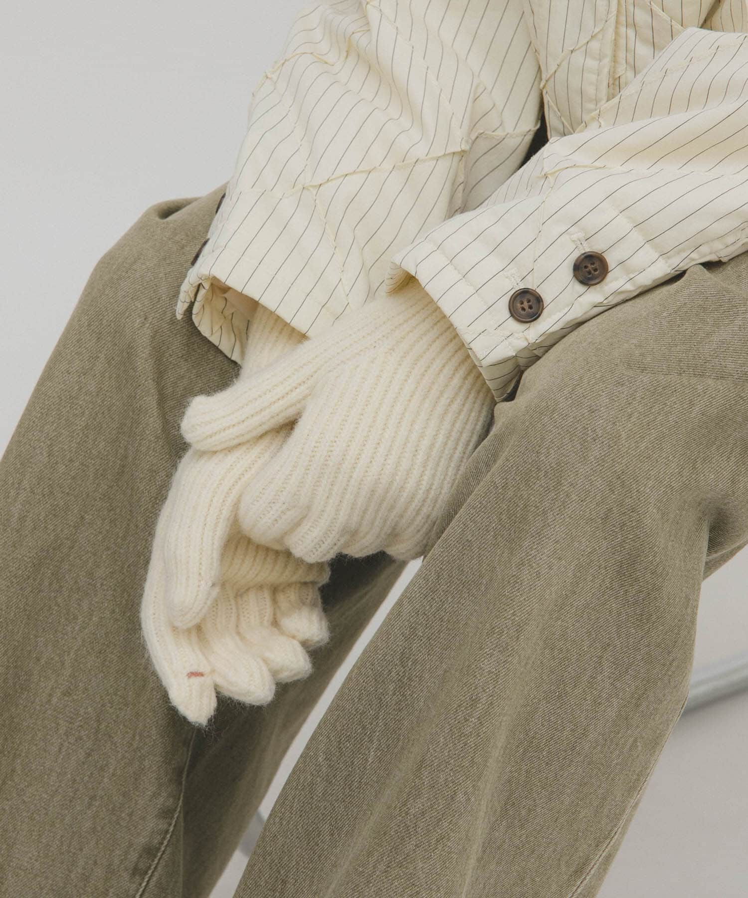  「リブニットグローブ」|手袋|