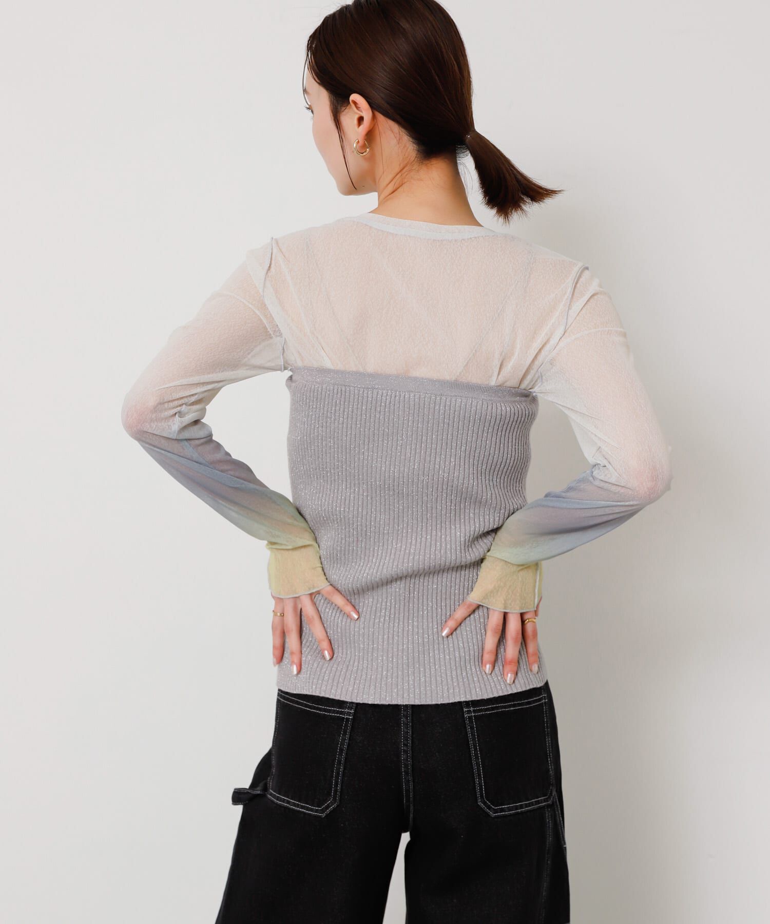 SENSE OF PLACE by URBAN RESEARCH「ラメジップニットビスチェ」|その他|