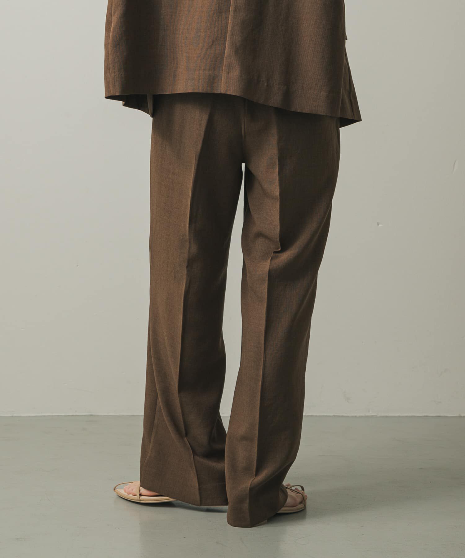 SENSE OF PLACE by URBAN RESEARCH「『UR TECH DRYLUXE』リネンライクワイドパンツ」|その他|