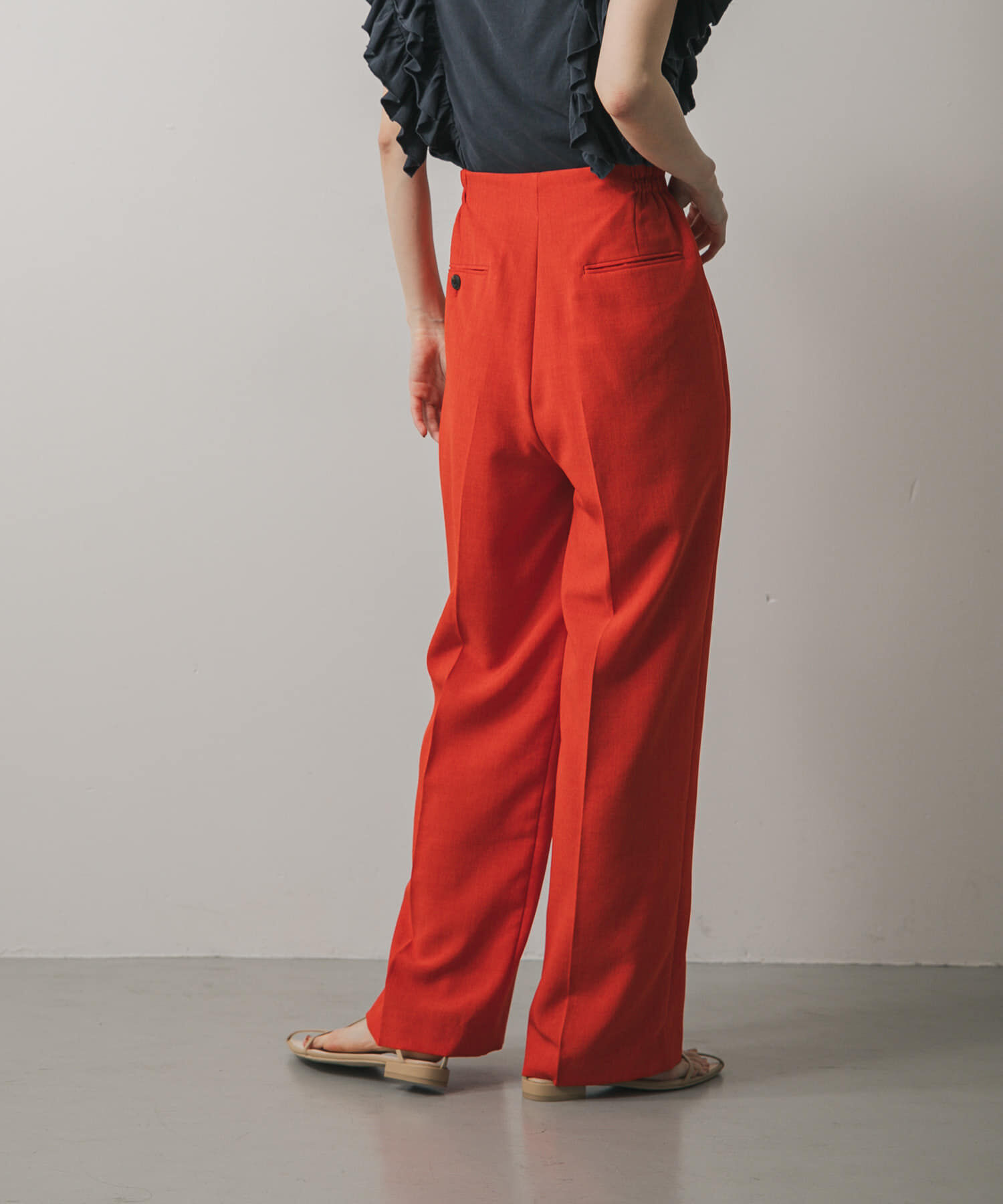 SENSE OF PLACE by URBAN RESEARCH「『UR TECH DRYLUXE』リネンライクワイドパンツ」|その他|