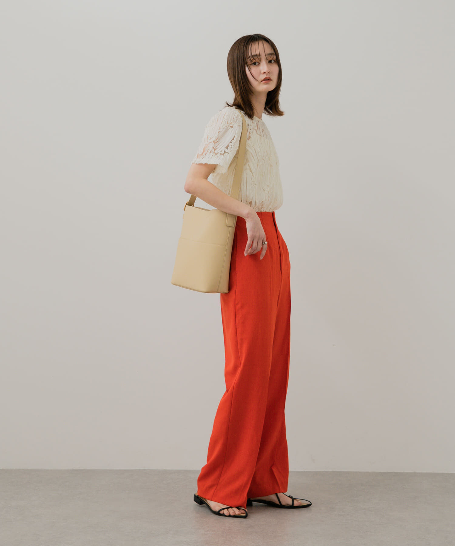 SENSE OF PLACE by URBAN RESEARCH「『UR TECH DRYLUXE』リネンライクワイドパンツ」|その他|