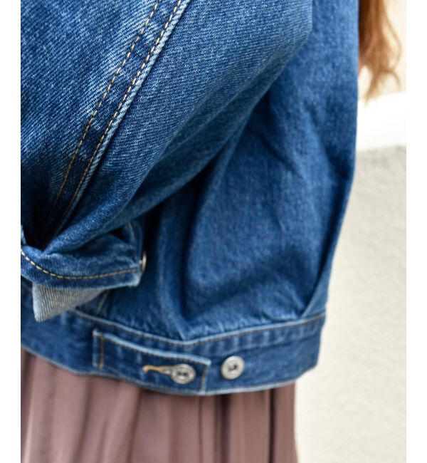  「ノーカラーデニムジャケット」|その他|