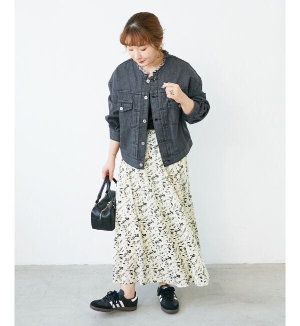  「ノーカラーデニムジャケット」|その他|