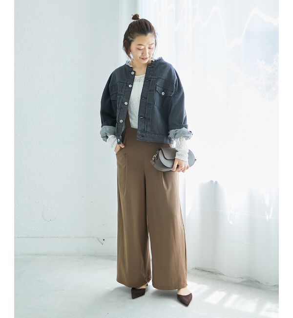  「ノーカラーデニムジャケット」|その他|