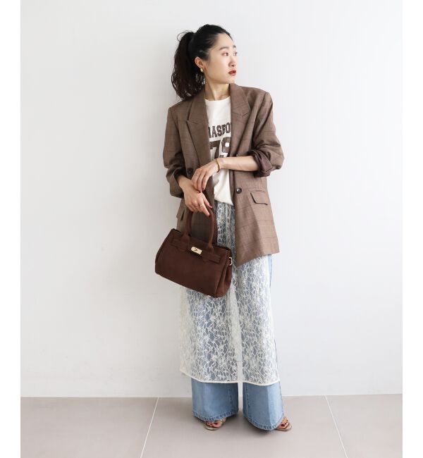  「グレンチェックダブルブレストジャケット」|その他|