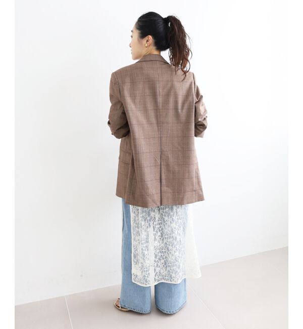  「グレンチェックダブルブレストジャケット」|その他|