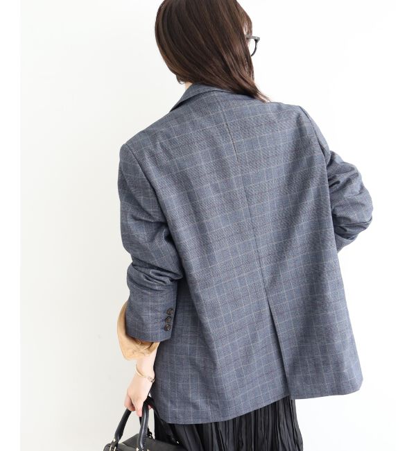  「グレンチェックダブルブレストジャケット」|その他|