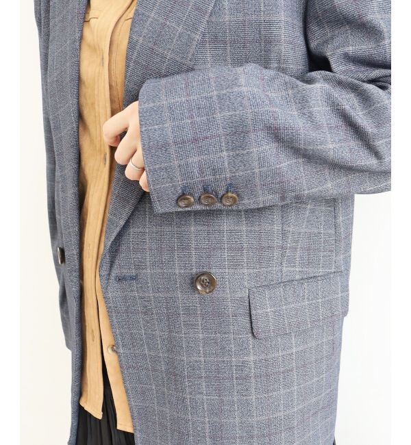  「グレンチェックダブルブレストジャケット」|その他|