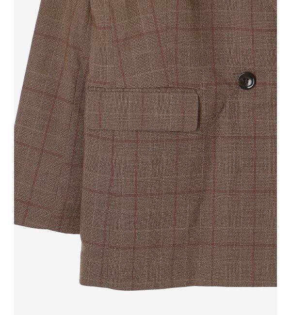  「グレンチェックダブルブレストジャケット」|その他|