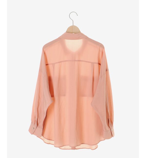  「シアー2WAYオーバーシャツ」|シャツ・ブラウス|