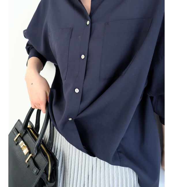  「シアー2WAYオーバーシャツ」|シャツ・ブラウス|