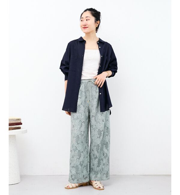  「シアー2WAYオーバーシャツ」|シャツ・ブラウス|