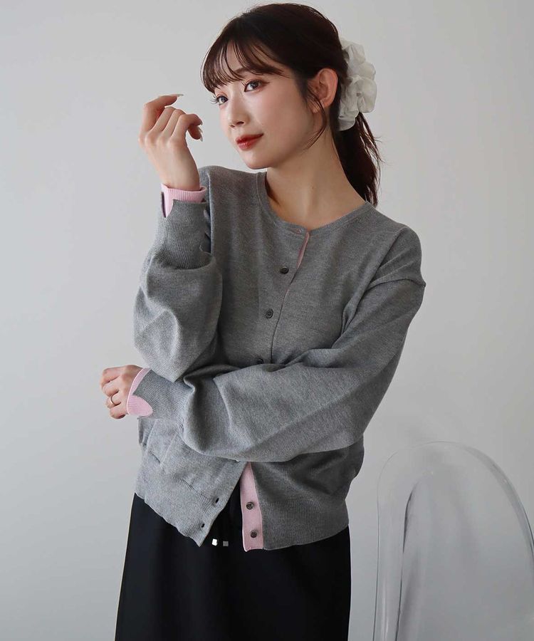 earth music&ecology「【UVカット】カラーコンビニットカーディガン」|カーディガン|