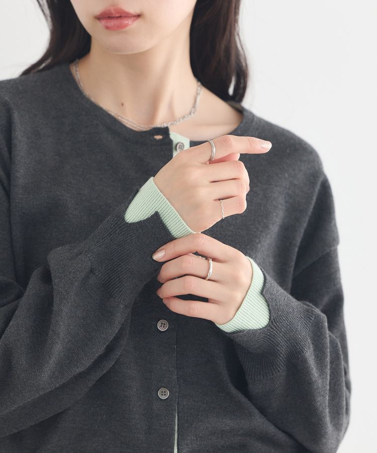 earth music&ecology「【UVカット】カラーコンビニットカーディガン」|カーディガン|