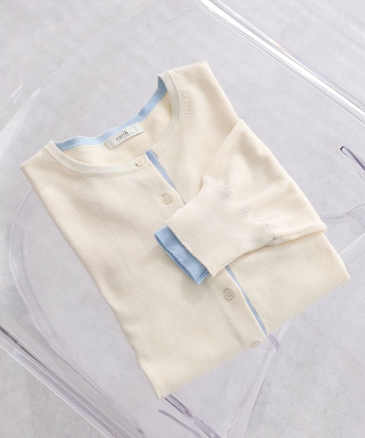 earth music&ecology「【UVカット】カラーコンビニットカーディガン」|カーディガン|