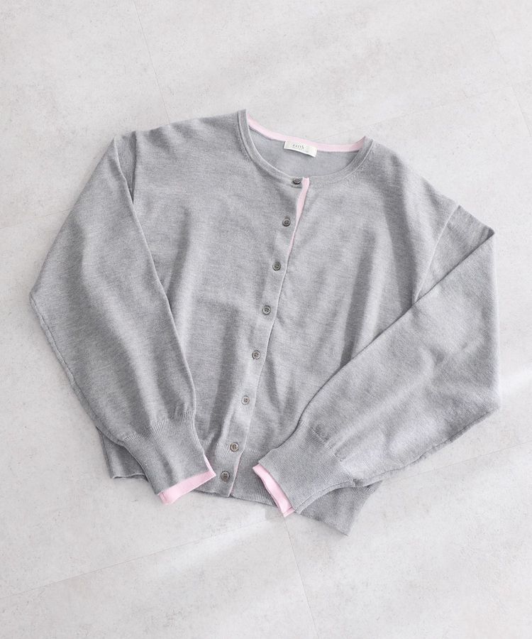 earth music&ecology「【UVカット】カラーコンビニットカーディガン」|カーディガン|