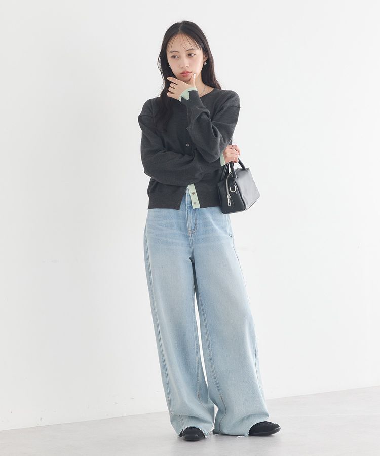 earth music&ecology「【UVカット】カラーコンビニットカーディガン」|カーディガン|