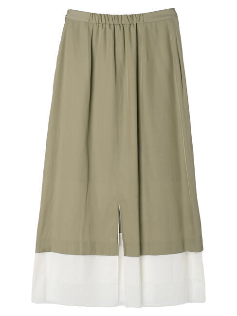 GARAGE OF GOOD CLOTHING「シャンブレーフリルロングスカート」|スカート|