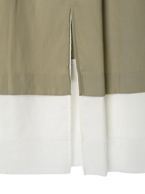 GARAGE OF GOOD CLOTHING「シャンブレーフリルロングスカート」|スカート|