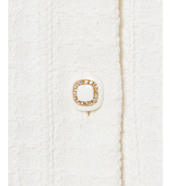 LOULOU WILLOUGHBY「【LOULOU WILLOUGHBY】スラブツイードロングジャケット」|その他|