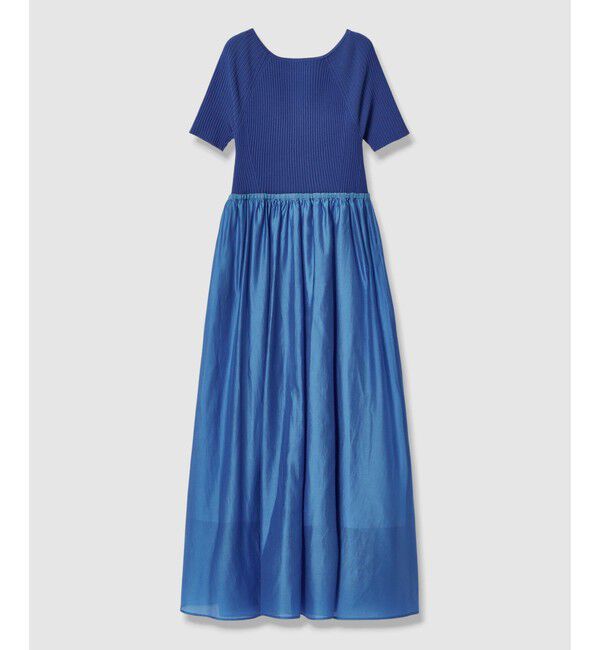 allureville「ニットコンビシアオーガンワンピース」|ワンピース|