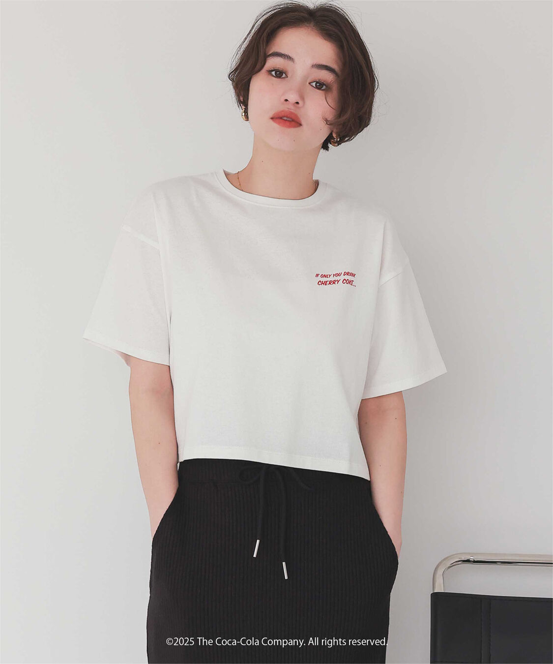 titivate「チェリーコーク クロップドTシャツ」|Tシャツ・カットソー|