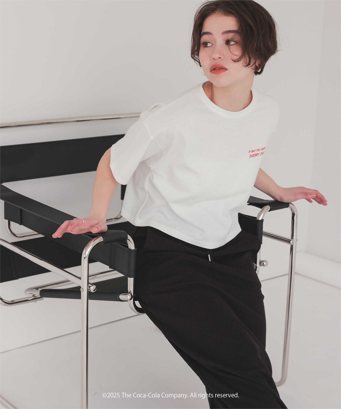 titivate「チェリーコーク クロップドTシャツ」|Tシャツ・カットソー|