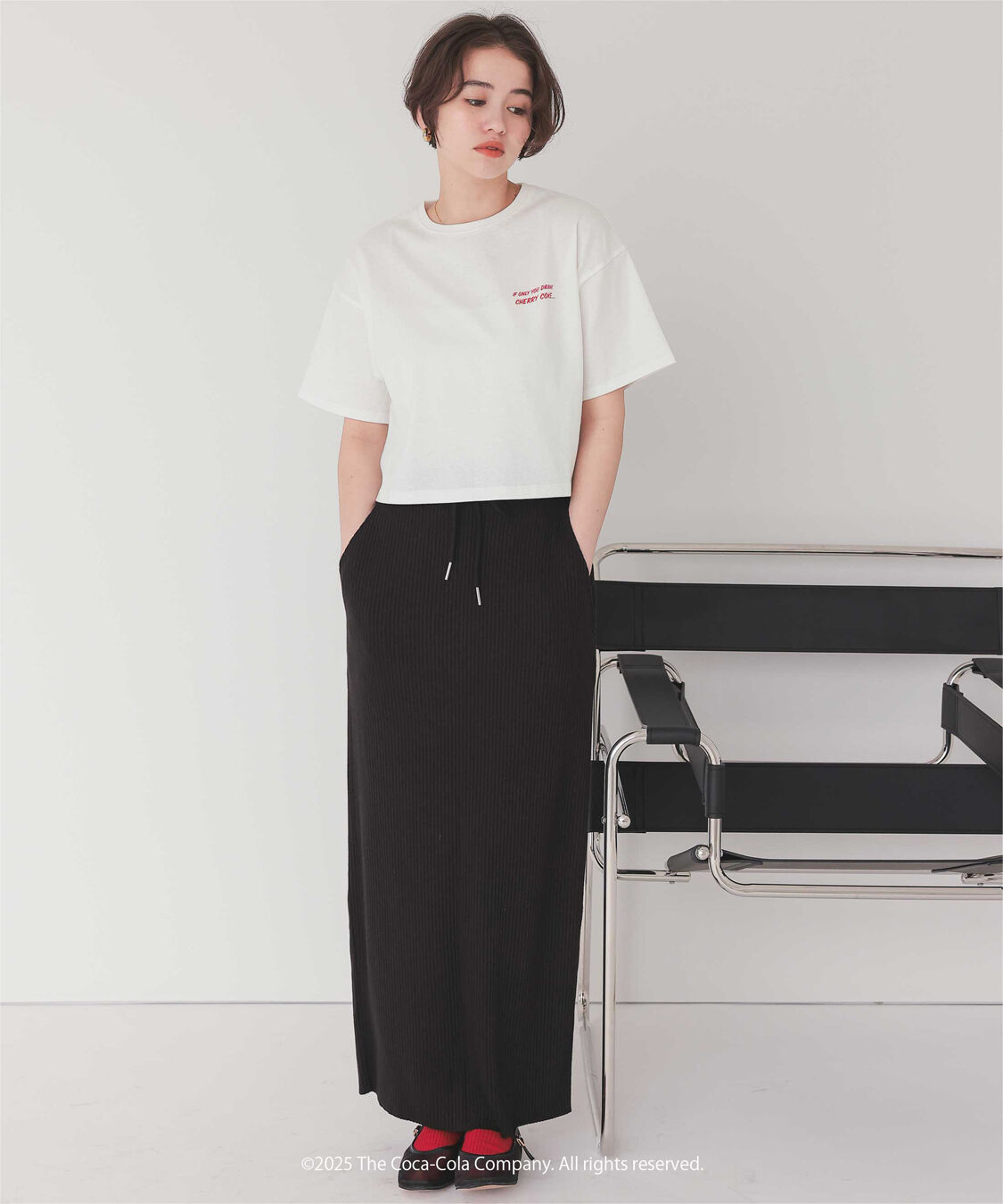 titivate「チェリーコーク クロップドTシャツ」|Tシャツ・カットソー|