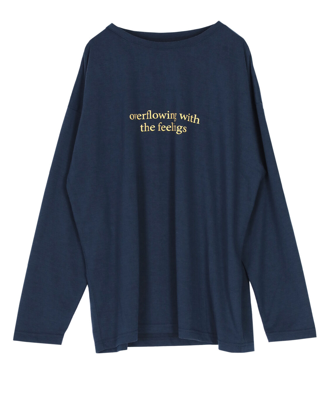 titivate「文字プリントシアーロングTシャツ」|Tシャツ・カットソー|