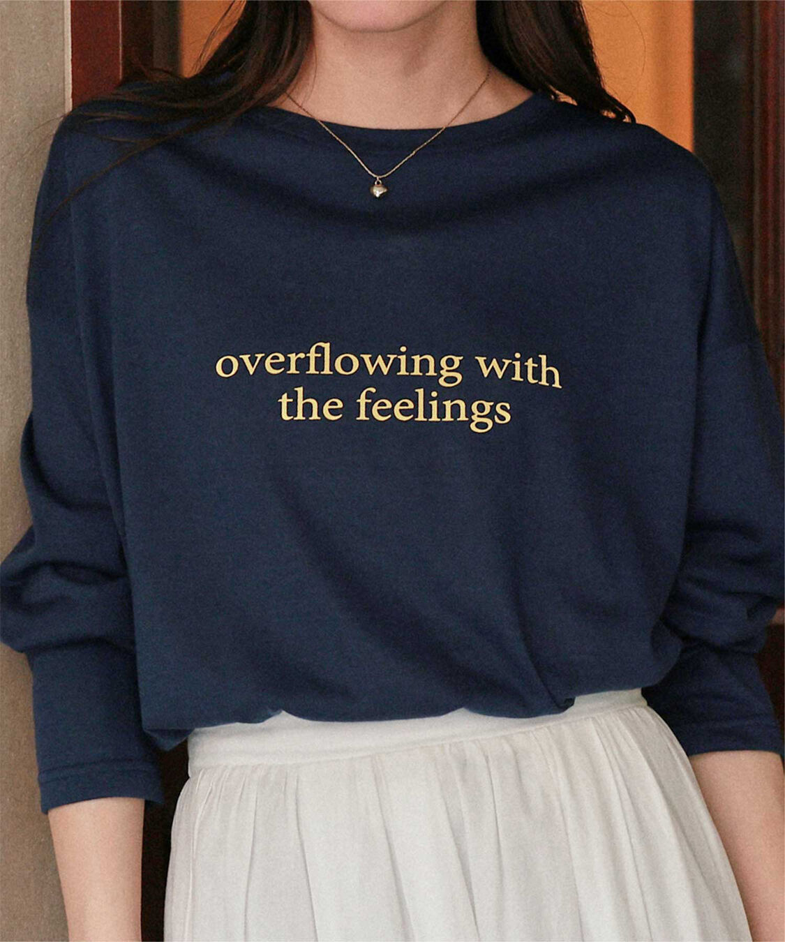 titivate「文字プリントシアーロングTシャツ」|Tシャツ・カットソー|