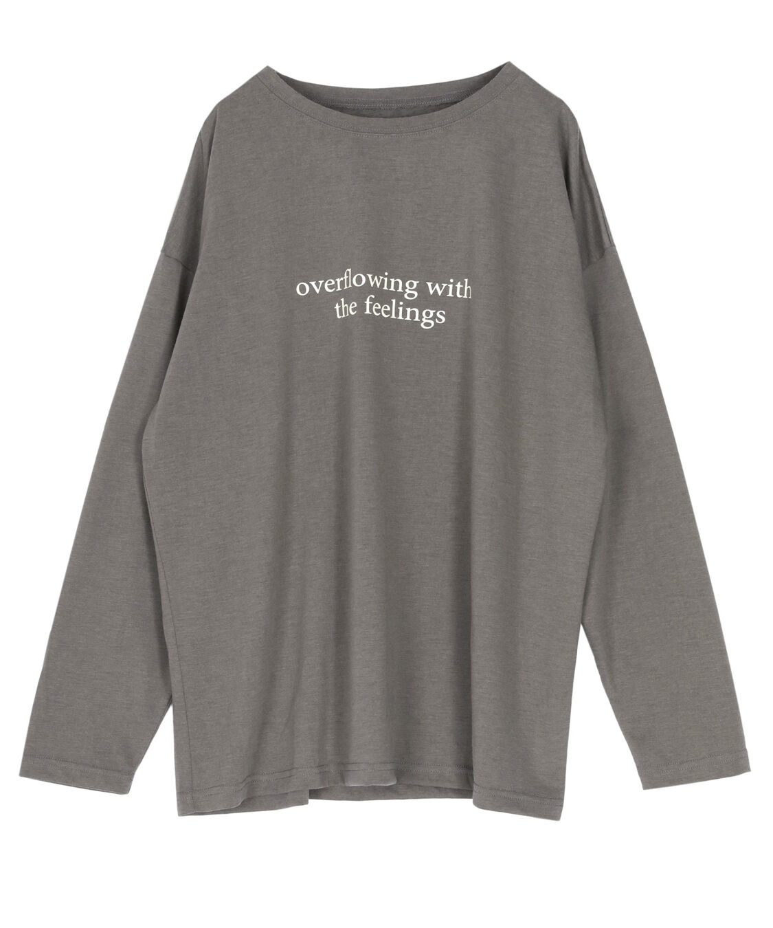 titivate「文字プリントシアーロングTシャツ」|Tシャツ・カットソー|