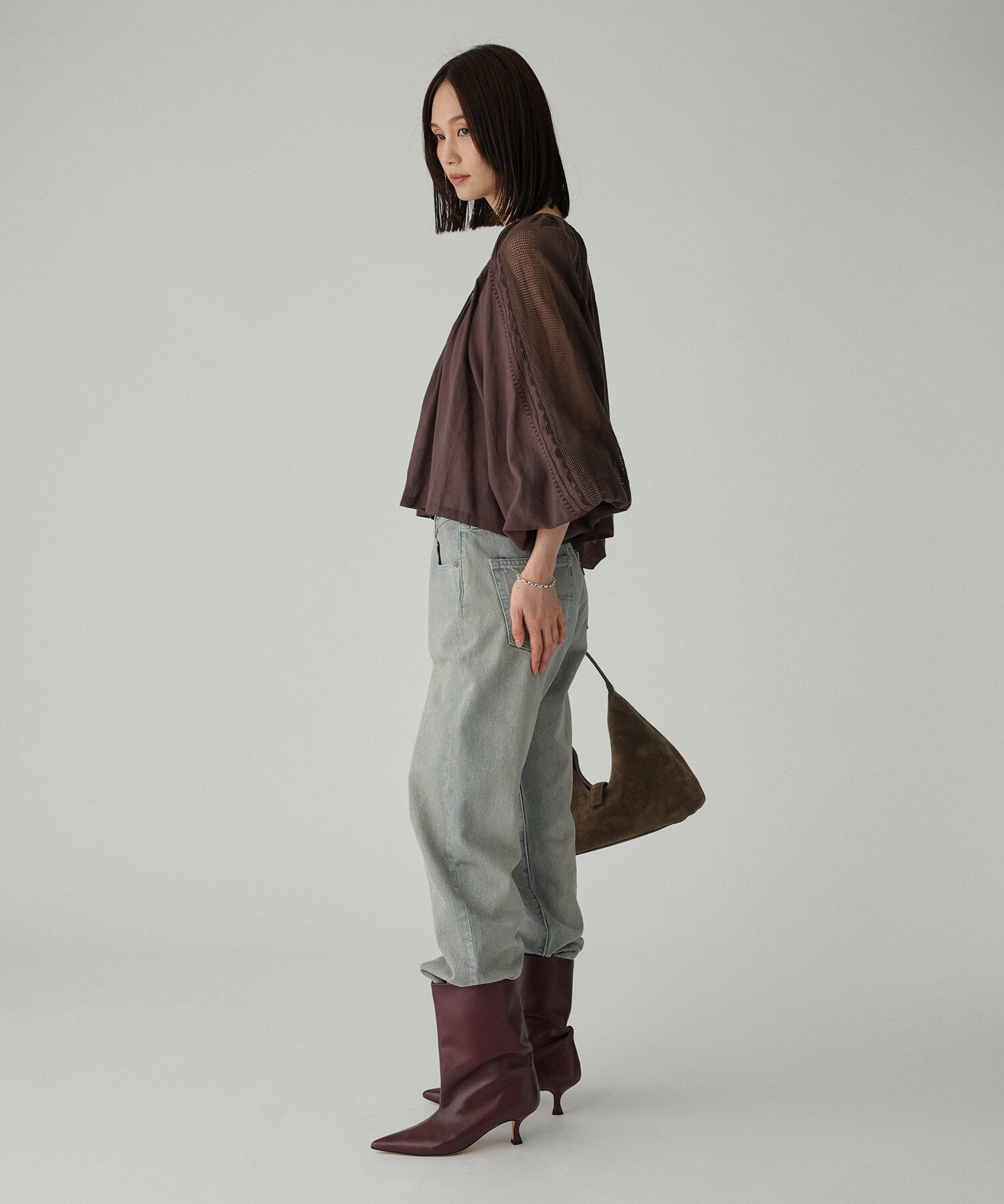 BABYLONE「インドレースドッキングブラウス」|シャツ・ブラウス|