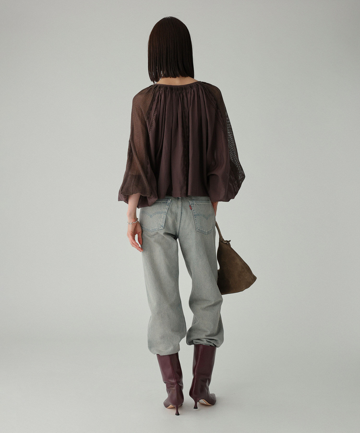 BABYLONE「インドレースドッキングブラウス」|シャツ・ブラウス|