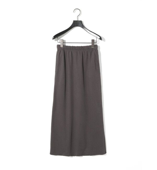 MIDIUMISOLID「MIDIUMISOLID for Ladies スウェットフレアロングスカート」|スカート|