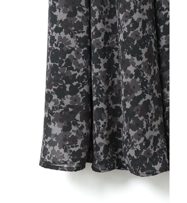 mizuiro ind「mizuiro ind フラワープリントロングスカート」|スカート|