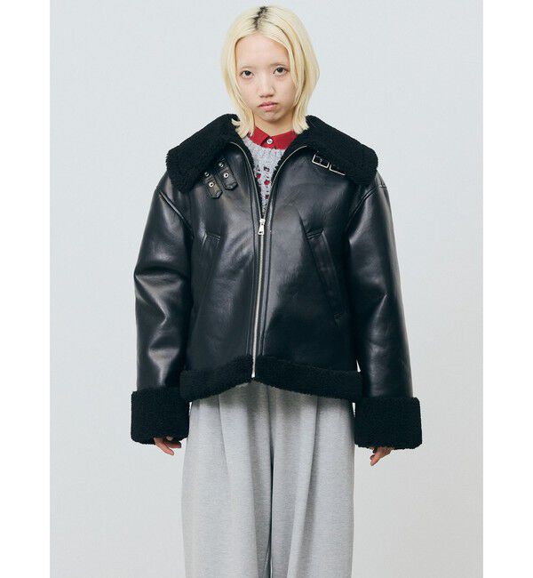 MARMARMAR「MARMARMAR フェイクムートンジャケット」|その他|