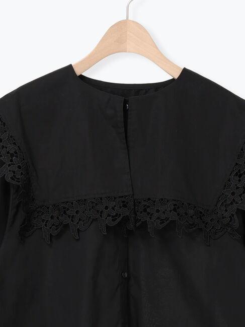 Samansa Mos2「ビッグスクエア襟ブラウス」|シャツ・ブラウス|