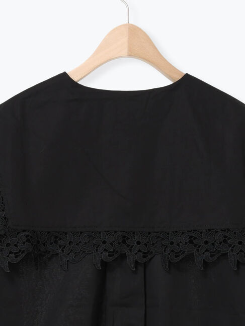 Samansa Mos2「ビッグスクエア襟ブラウス」|シャツ・ブラウス|