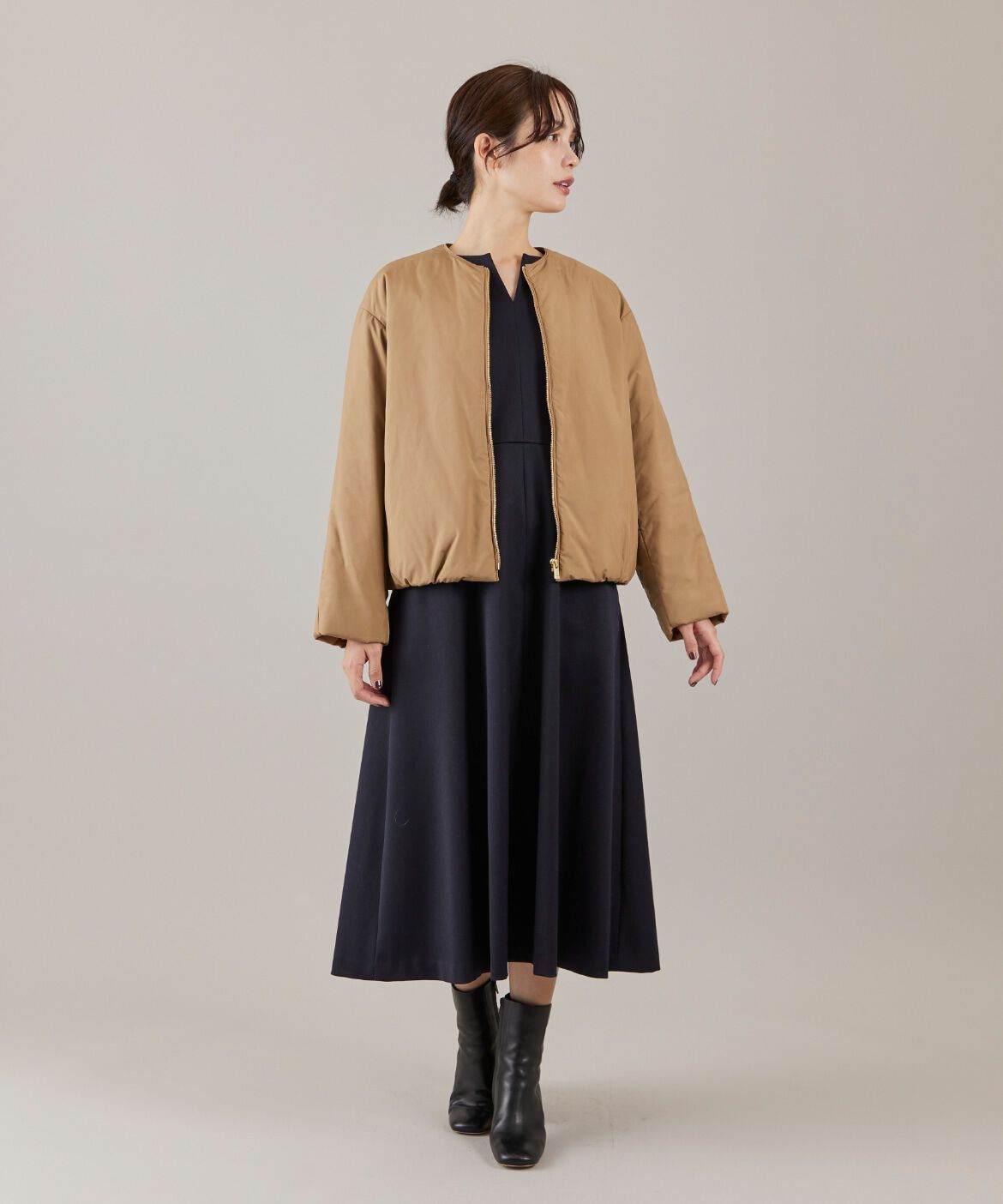 INED「ノーカラー中綿ブルゾン《LIMONTA EAST》」|その他|