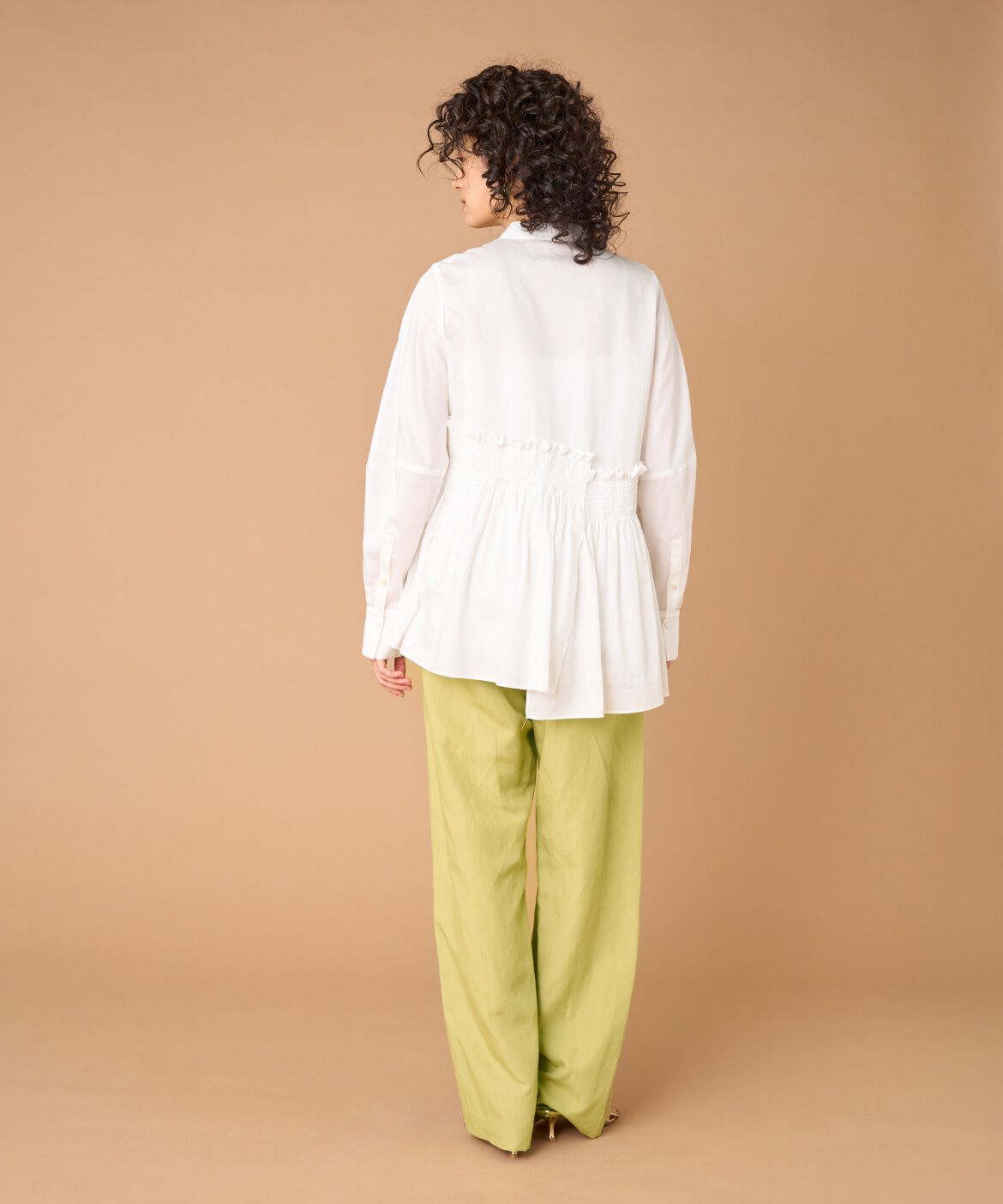 la veille by SUPERIOR CLOSET「シャーリングブラウス　」|シャツ・ブラウス|