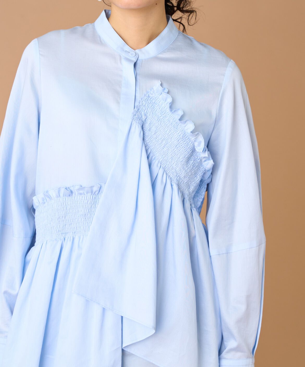 la veille by SUPERIOR CLOSET「シャーリングブラウス　」|シャツ・ブラウス|