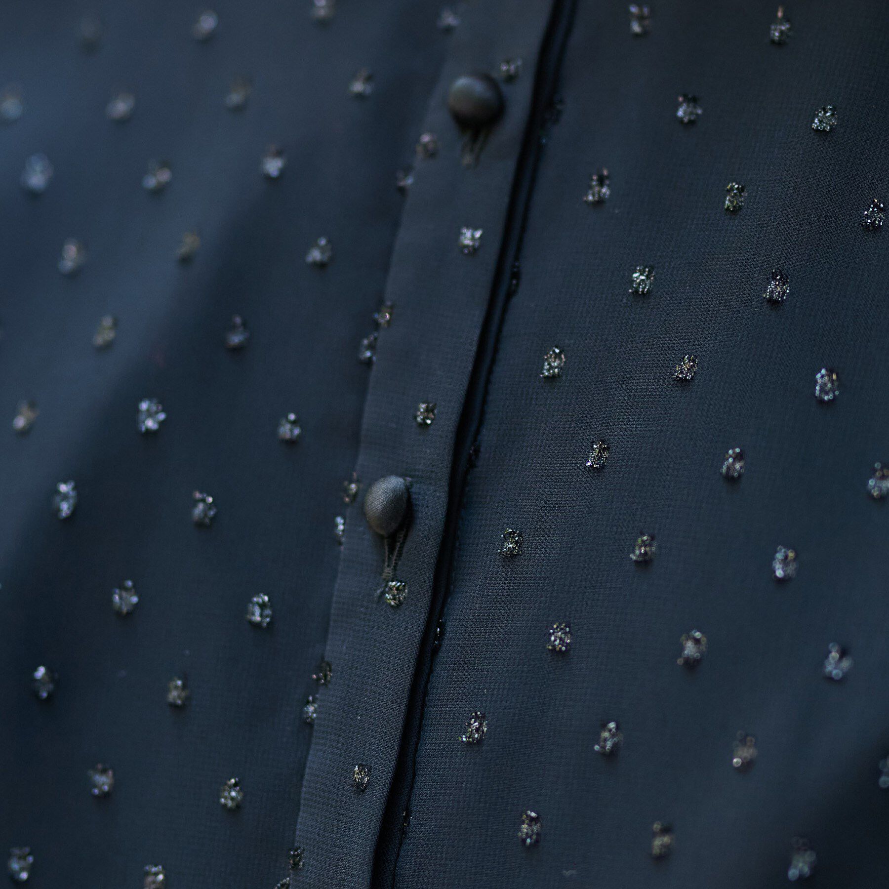 DRESSTERIOR「【洗える/きれいめ】フィルムドットクレリックワンピース」|ワンピース|