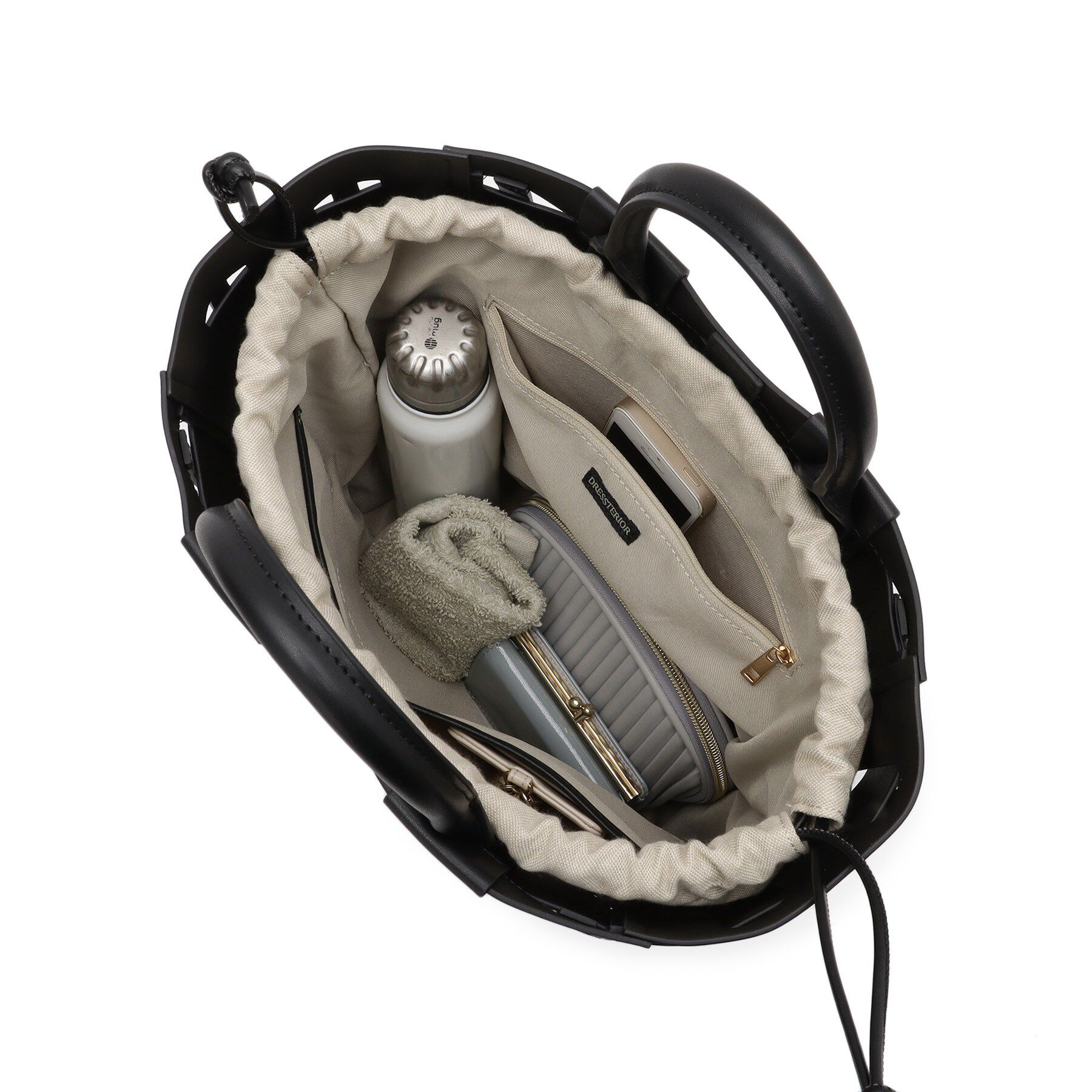 DRESSTERIOR「ウーヴンレザートートバック」|トートバッグ|