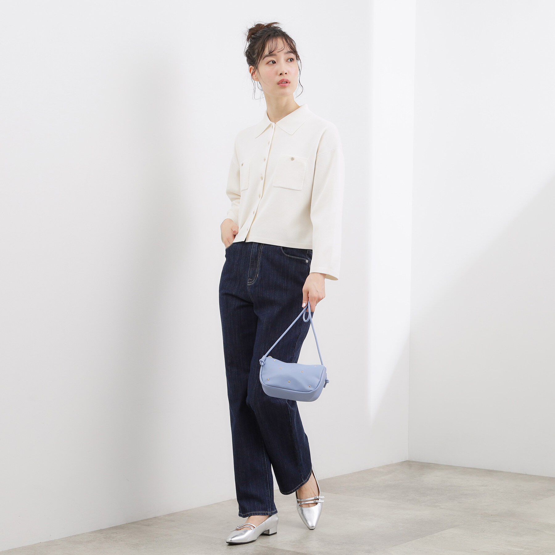 grove「キラスタッズラウンドミニショルダー」|ショルダー・メッセンジャー|