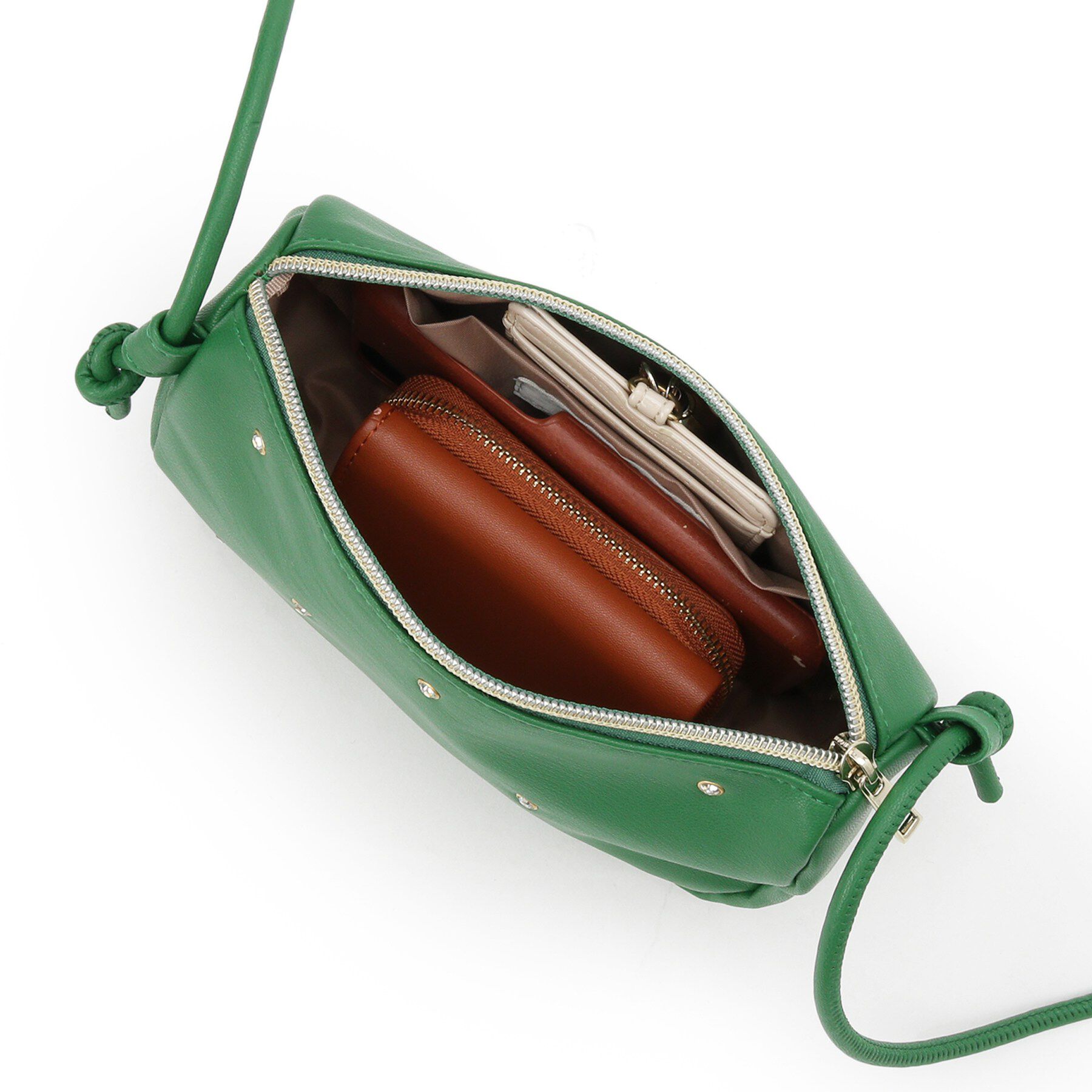 grove「キラスタッズラウンドミニショルダー」|ショルダー・メッセンジャー|