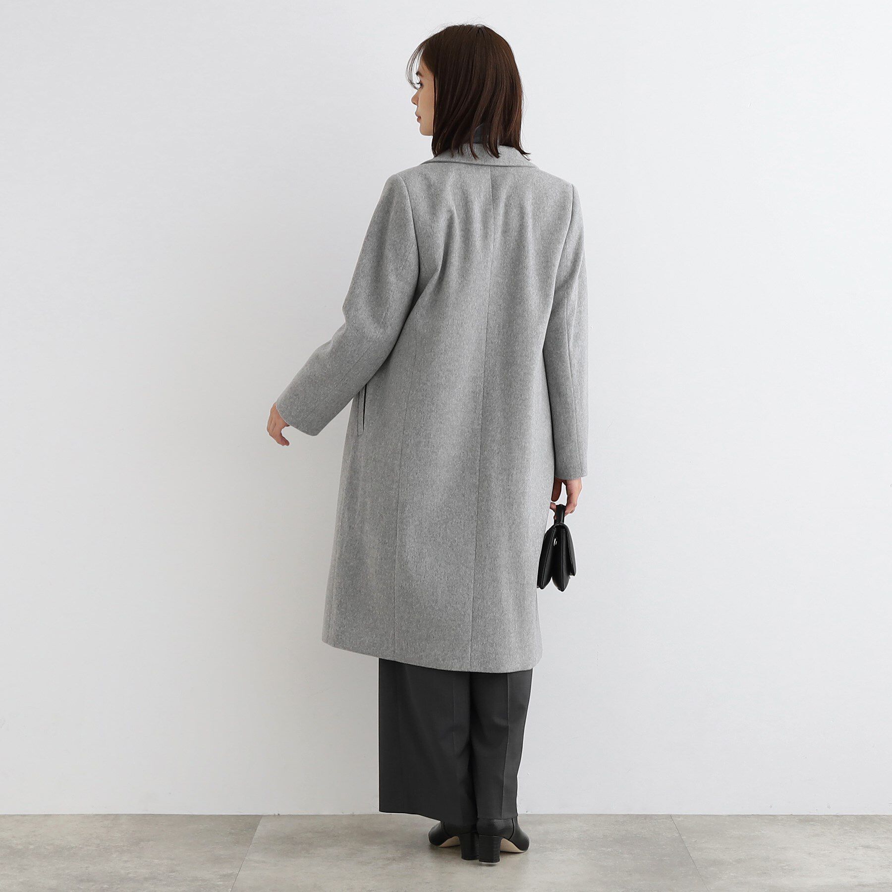 INDIVI「【定番人気！/名品コート/日本製】ウール100%チェスターコート」|チェスターコート|