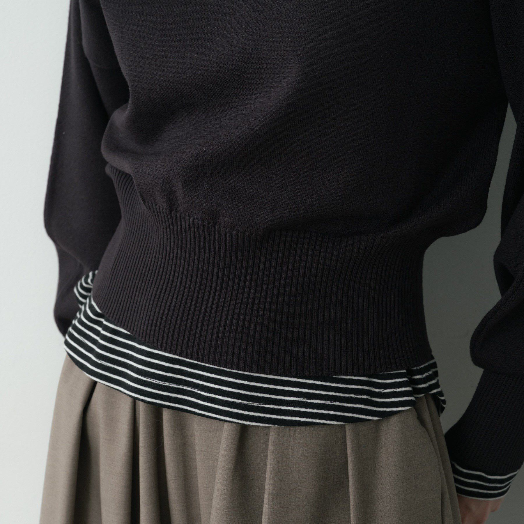 GALLEST「Timeless｜フォルムロゴニット」|ニット・セーター|