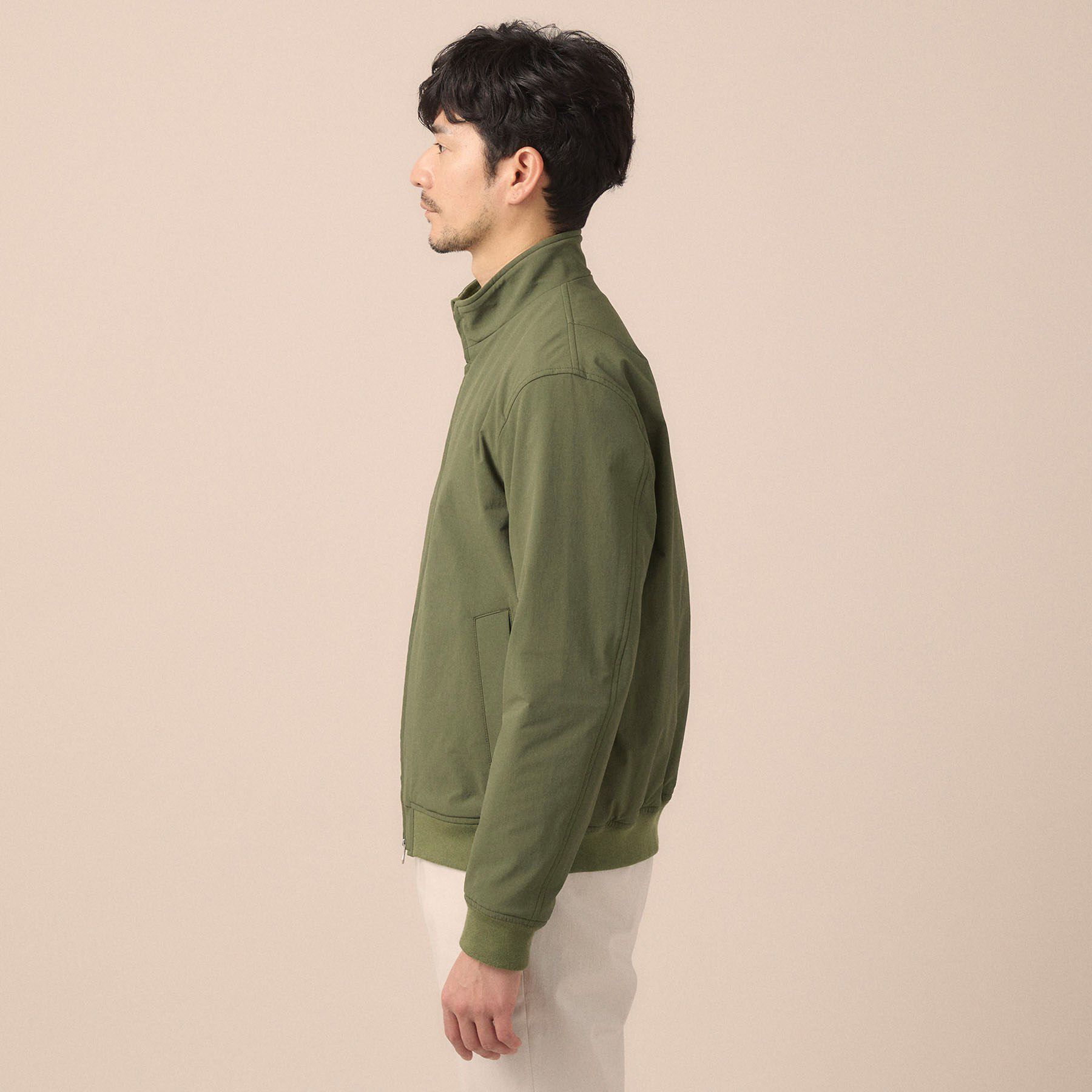 TAKEO KIKUCHI「スタンドカラー ショート リブ ブルゾン」|ブルゾン・スタジャン|