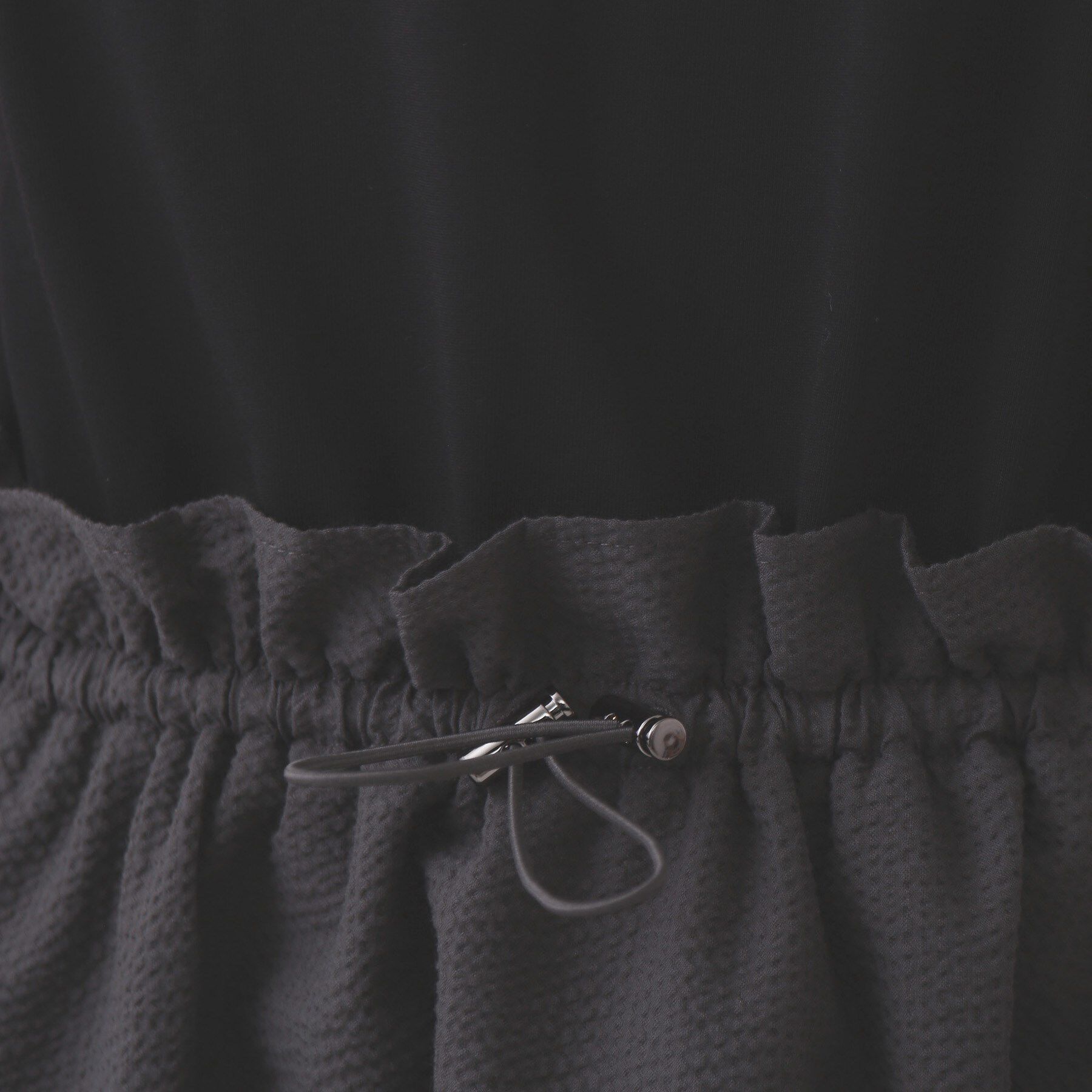 OPAQUE.CLIP「配色サッカードッキングワンピース【洗濯機洗い可】」|ワンピース|