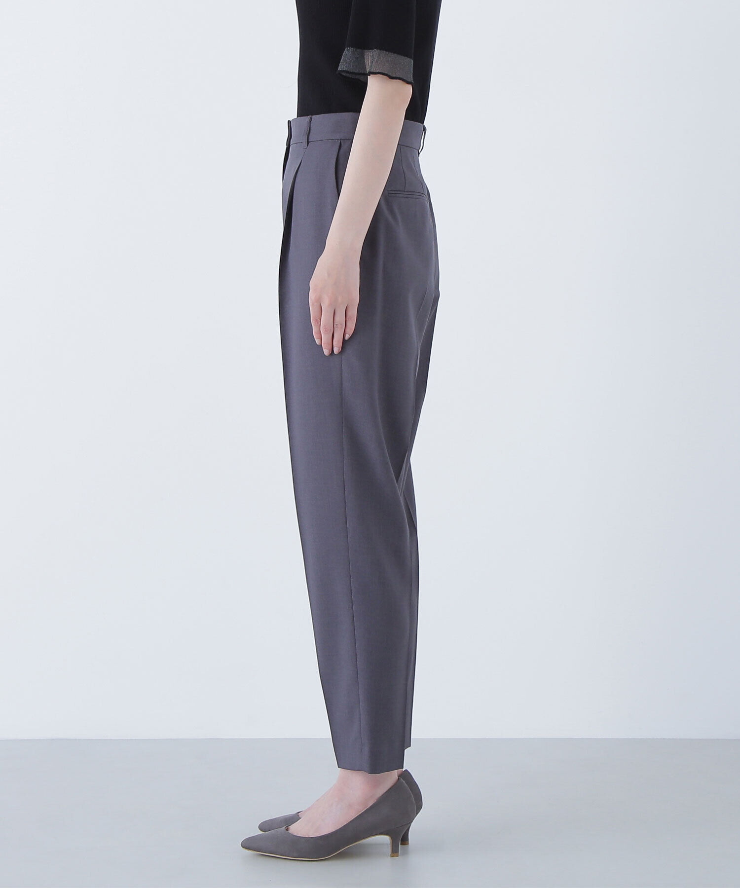  「パウダリーツイルセットアップシリーズ テーパードパンツ」|その他|